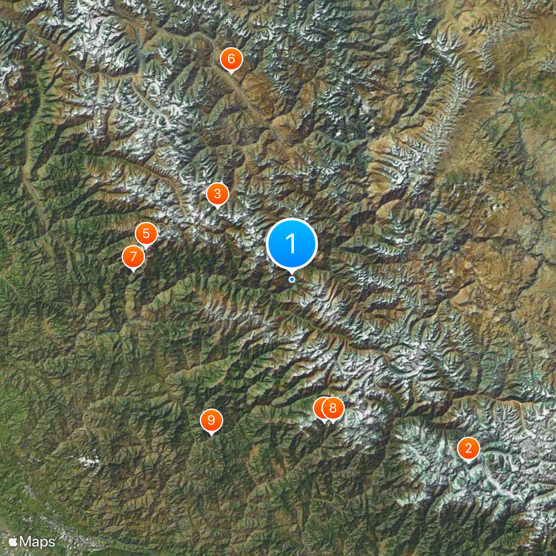 Reckong Peo Map