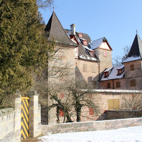 Befestigung Nähe Schloß; Nähe Schloßhof