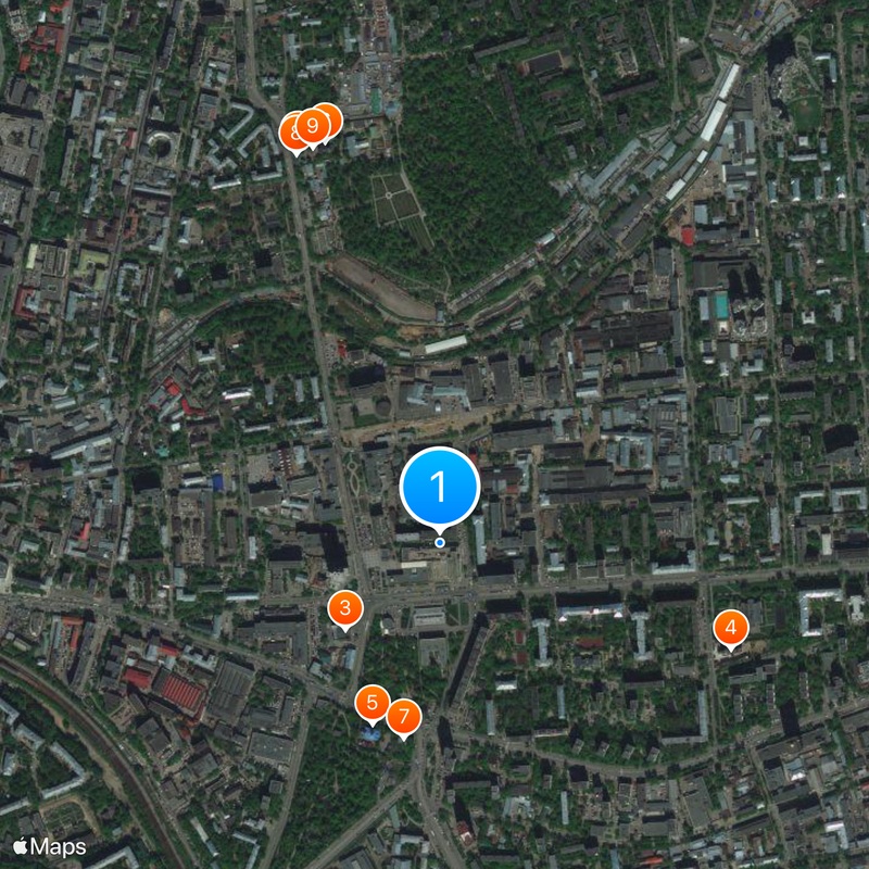Semyonovskaya Map