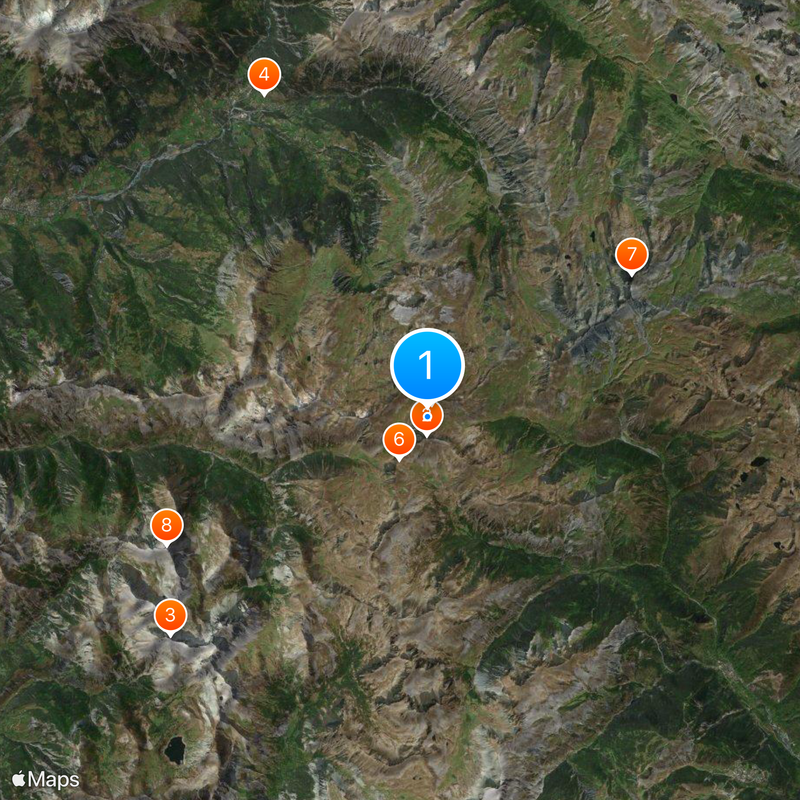 Col de la Bonette Map