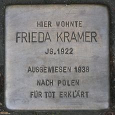 Stolperstein en memoria de Frieda Kramer