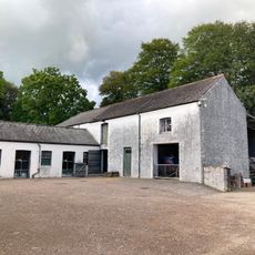 Barn and attached Calf Pens at Llwyn-yr-eos Farm