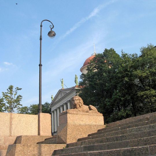 Pier with Lions, Makarova Embankment