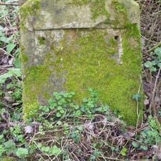 Milestone, Hoppesford Bridge, near lay-by, N of stream