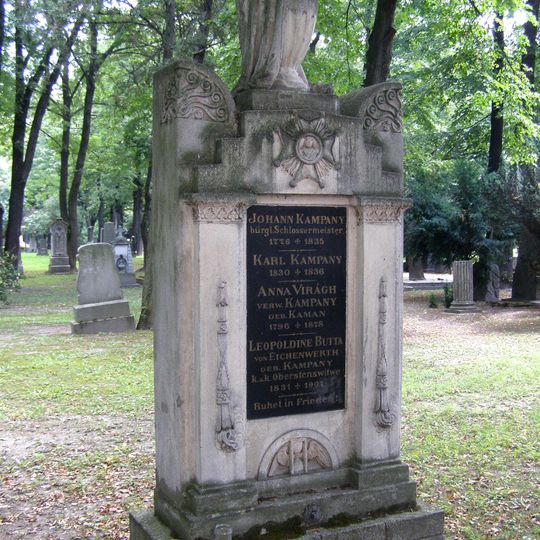 Ondrejský cintorín, náhrobník