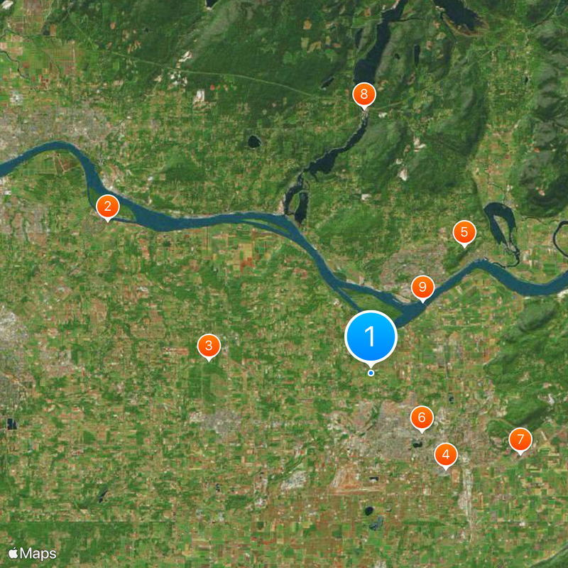 Lower Mainland Map