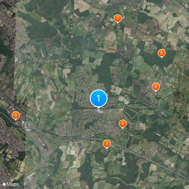 Beaconsfield Map