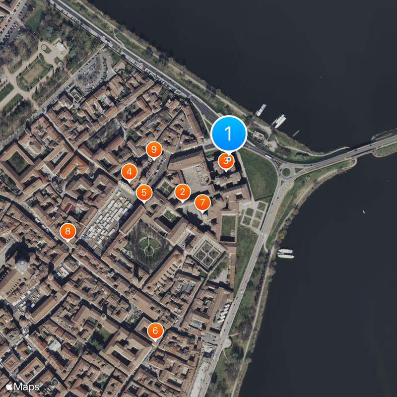 Camera degli Sposi Map