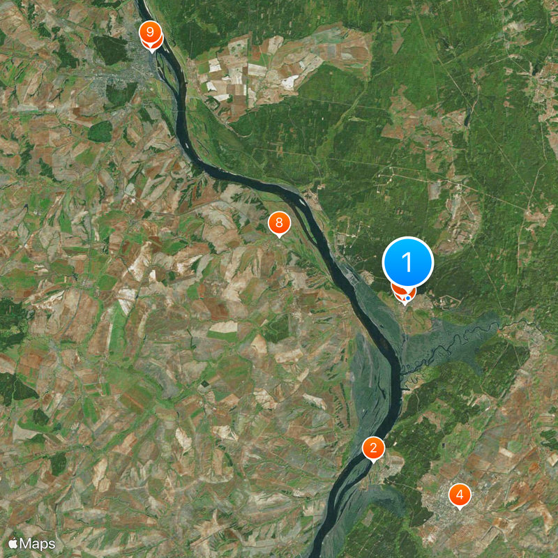 Камбарка Mappa