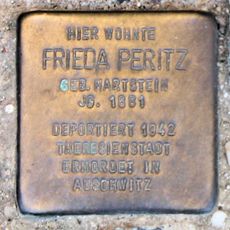 Stolperstein dedicated to Frieda Peritz