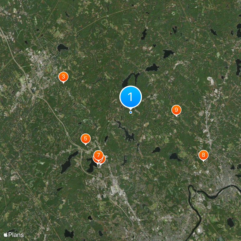 Stonehenge américain Carte