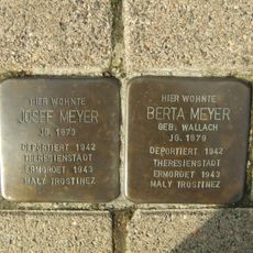 Stolperstein dedicated to Josef Meyer