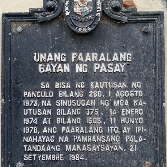 First Public School of Pasay historical marker