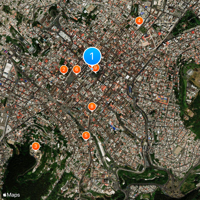 Carondelet Palace Karte