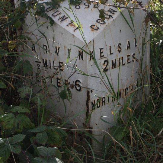 Milepost, Tarvin Sands