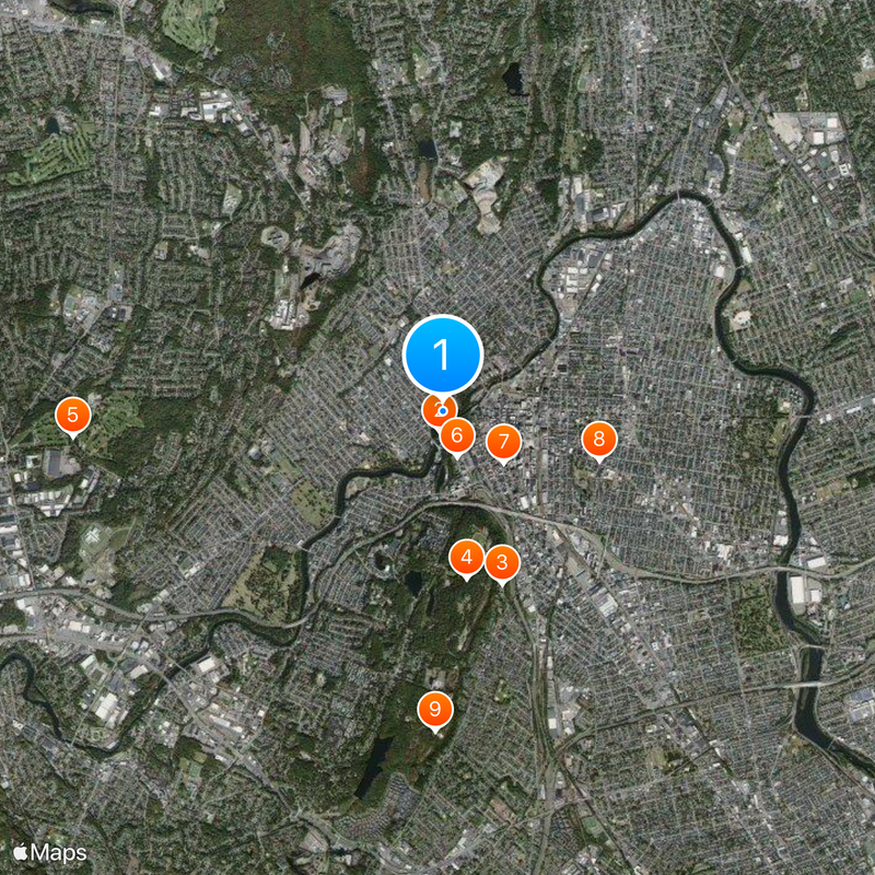 Hinchliffe Stadium Mapa
