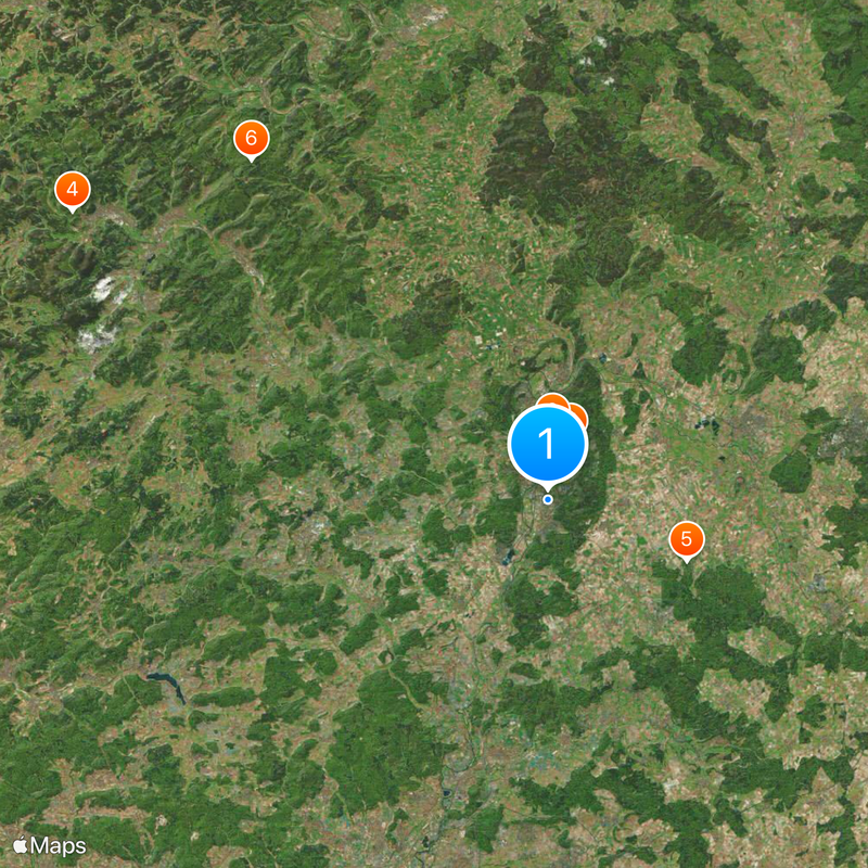 Arrondissement de Marbourg-Biedenkopf Carte