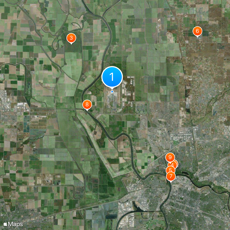 Sacramento International Airport Map