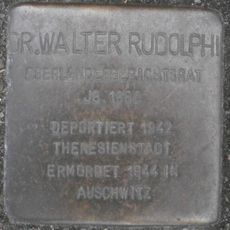 Stolperstein em memória de Walter Rudolphi