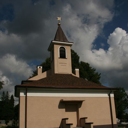 Chapel in cemetery in Orlová