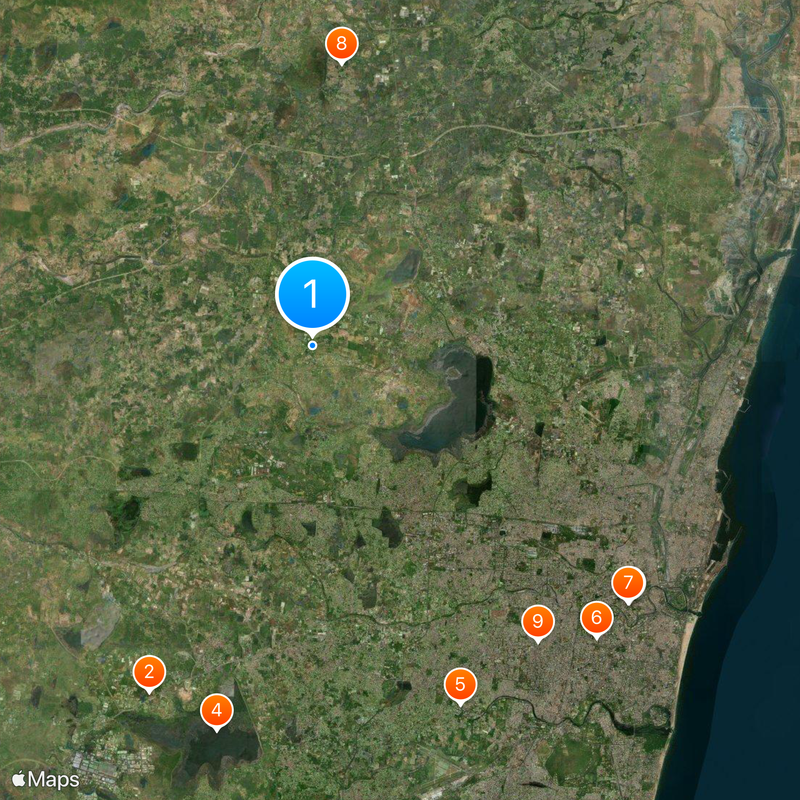 Vel Tech Rangarajan Dr. Sagunthala R&D Institute of Science and Technology Map