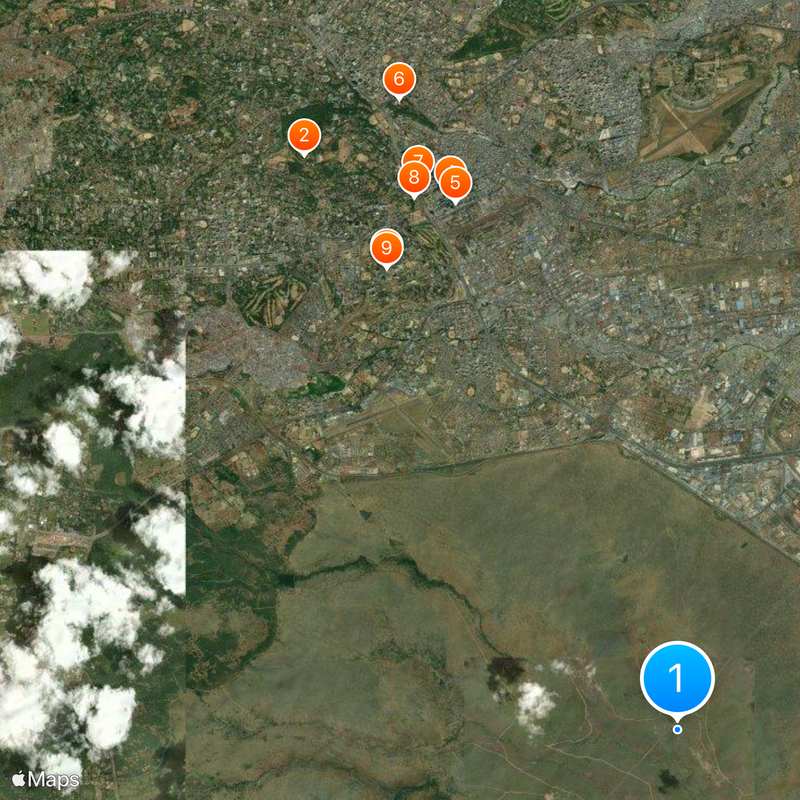 Nairobi National Park Map
