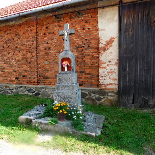 Kříž u domu č. 73 ve Stránecké Zhoři