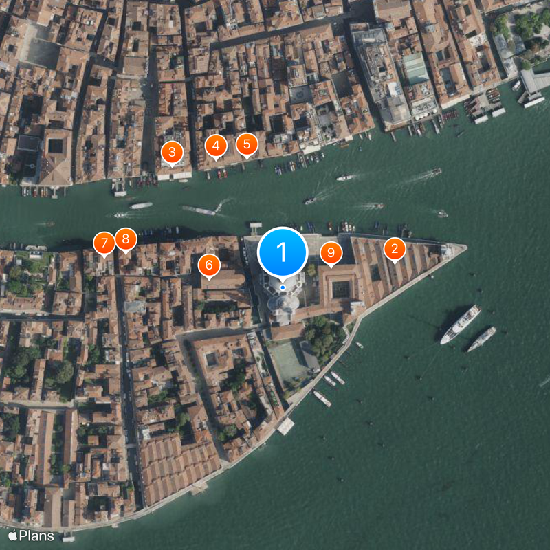Basilica di Santa Maria della Salute Mappa