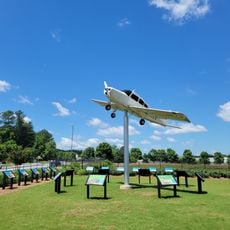 Monument featuring aircraft
