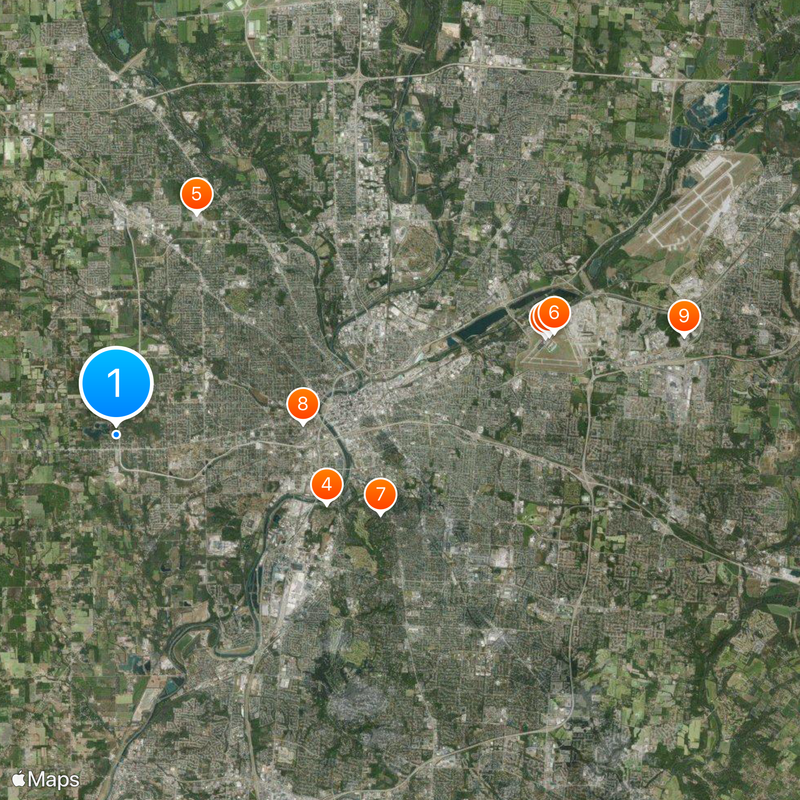 Comté de Montgomery Carte