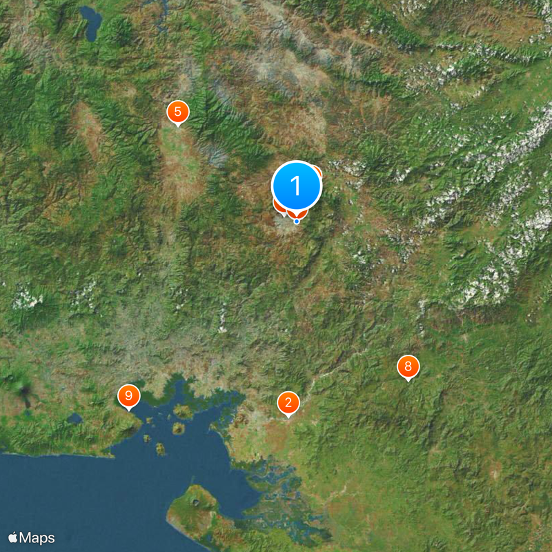 Virgin of Suyapa Map