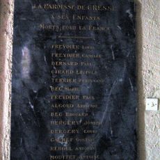 Commemorative plaque