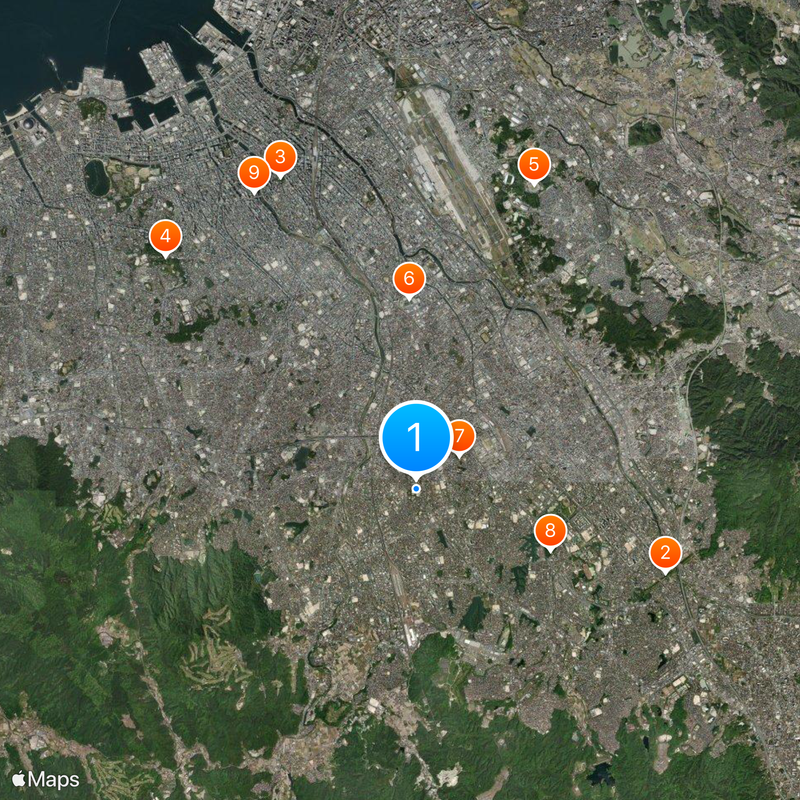福岡女学院中学校・高等学校 Map