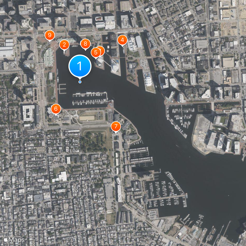 Inner Harbor Mappa