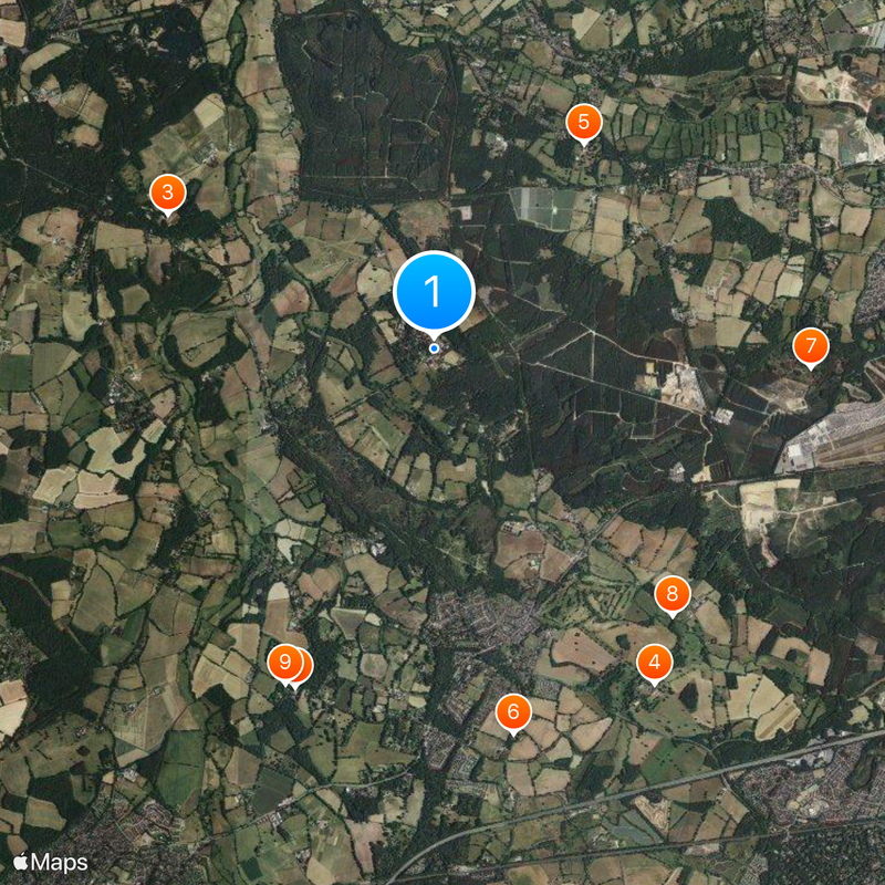 Bramshill House Mappa