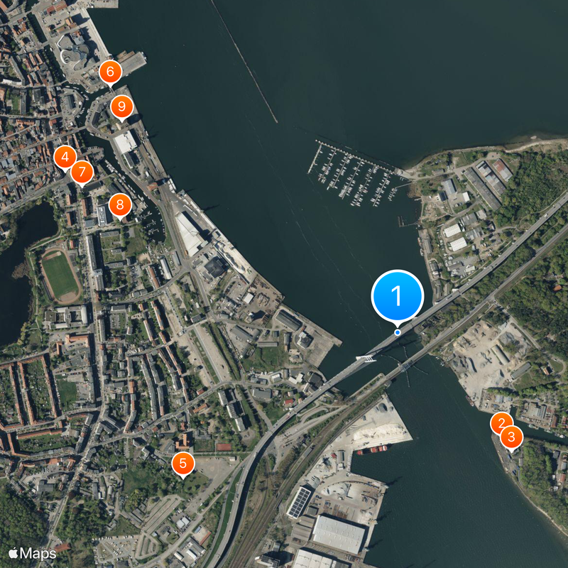 Strelasund Crossing Map