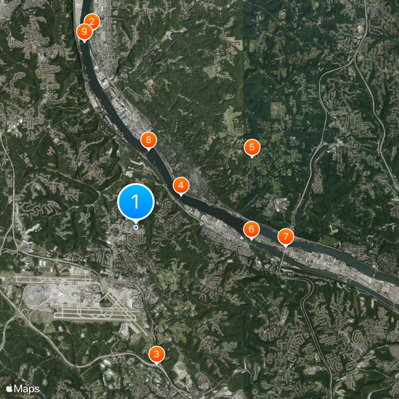 Robert Morris University Map