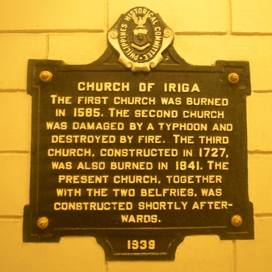 Church of Iriga historical marker