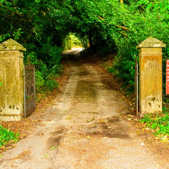 Gate Piers And Gates At West Entrance To Trehill