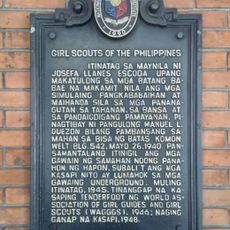 Girl Scouts of the Philippines historical marker