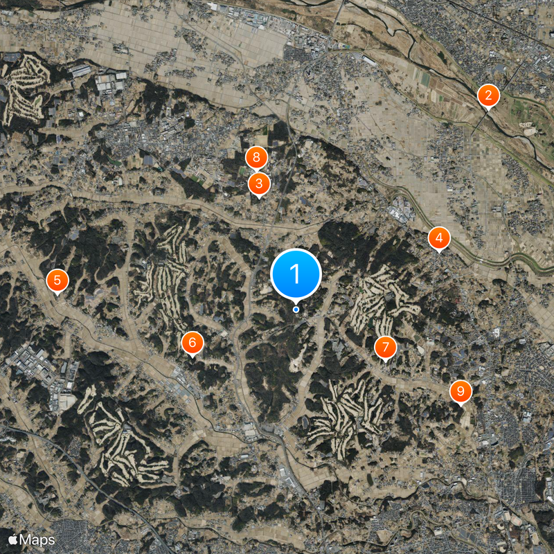 Musashi Kyūryō National Government Park Map