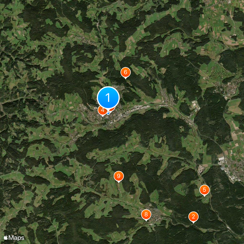 St. Georgen im Schwarzwald Map