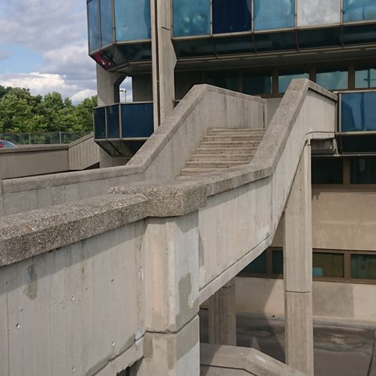 Lávka do velína technologického centra Strahovského tunelu