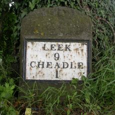 Milestone At Harewood, Nw Of Traffic Roundabout