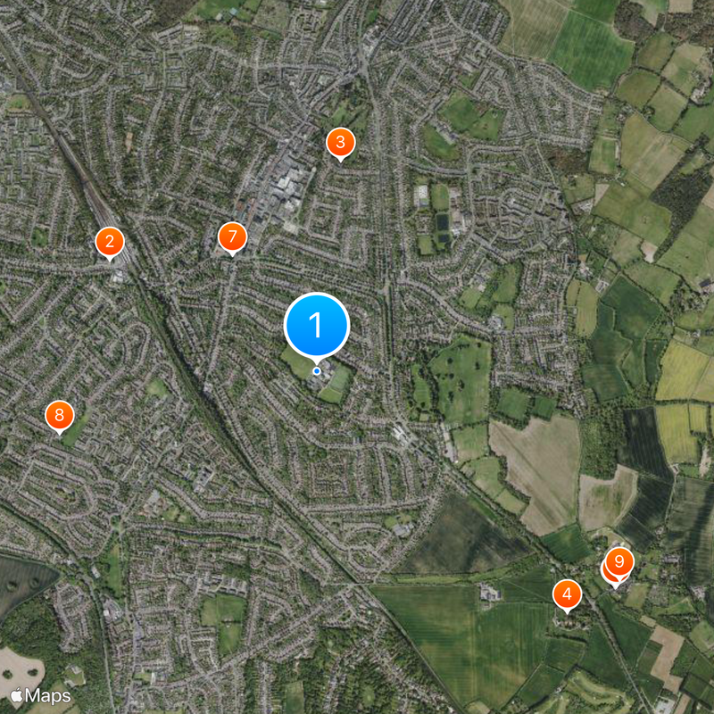 St Olave's and St Saviour's Grammar School Map