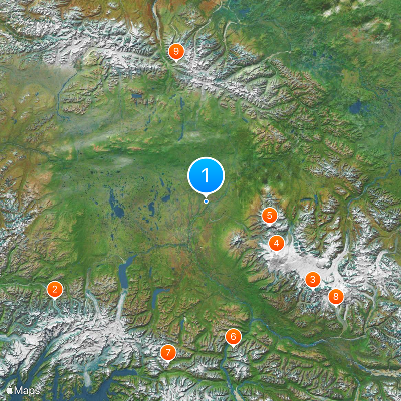 High Frequency Active Auroral Research Program Map
