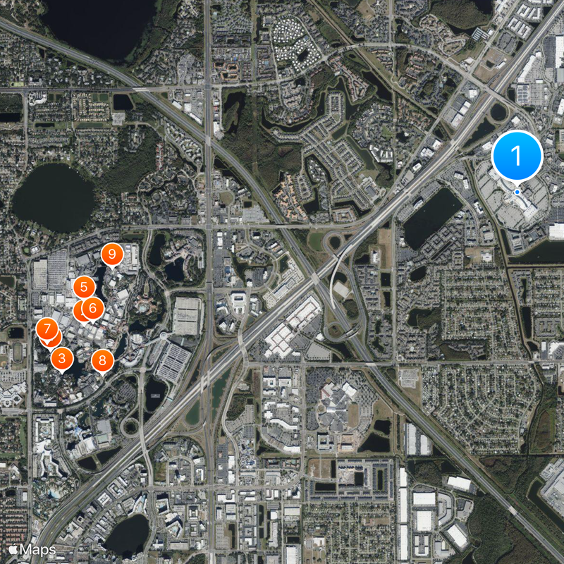 The Mall at Millenia Map