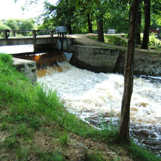 Lávka nad jezem Rozvodí