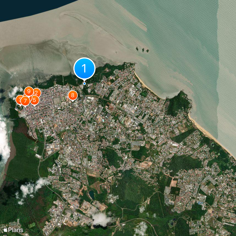 Cayenne's Prison Mapa