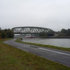 Railway bridge over Albertkanaal in Kuringen